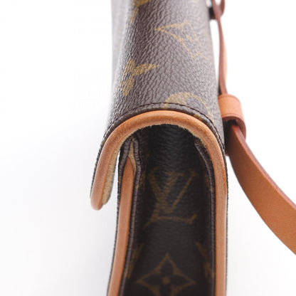 Louis Vuitton Florentine Pochette Waist Bag/Body Bag In Coated Canvas And Leather With Monogram