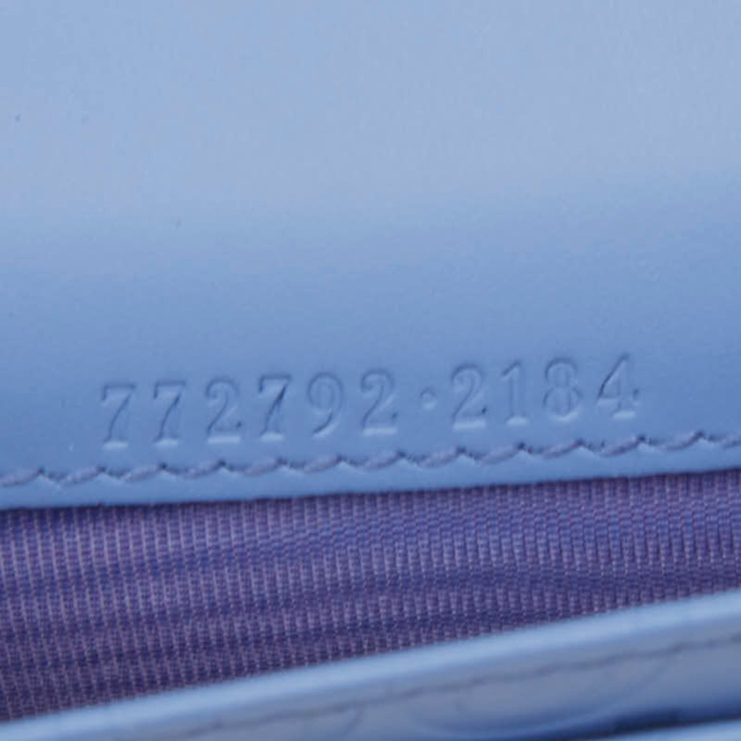 Gucci Gg Icon Business Card Case 772792 Purple Leather