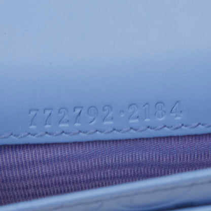 Gucci Gg Icon Business Card Case 772792 Purple Leather