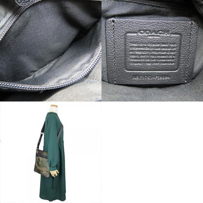 Coach Shoulder Bag F59894 Leather Camouflage