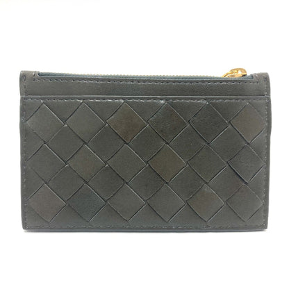 Bottega Veneta Intrecciato Coin Compartment Accessories Coin Purse Khaki Based