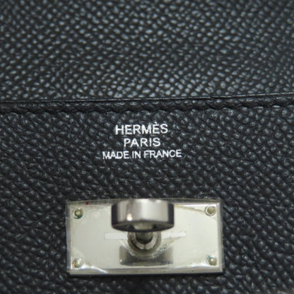 Hermes Herms Kelly Wallet Long Silver Hardware Epson