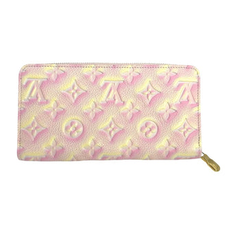 Louis Vuitton Louis Vuitton Long Wallet Round Zipper Monogram Empreinte Zippy M81299 Pink