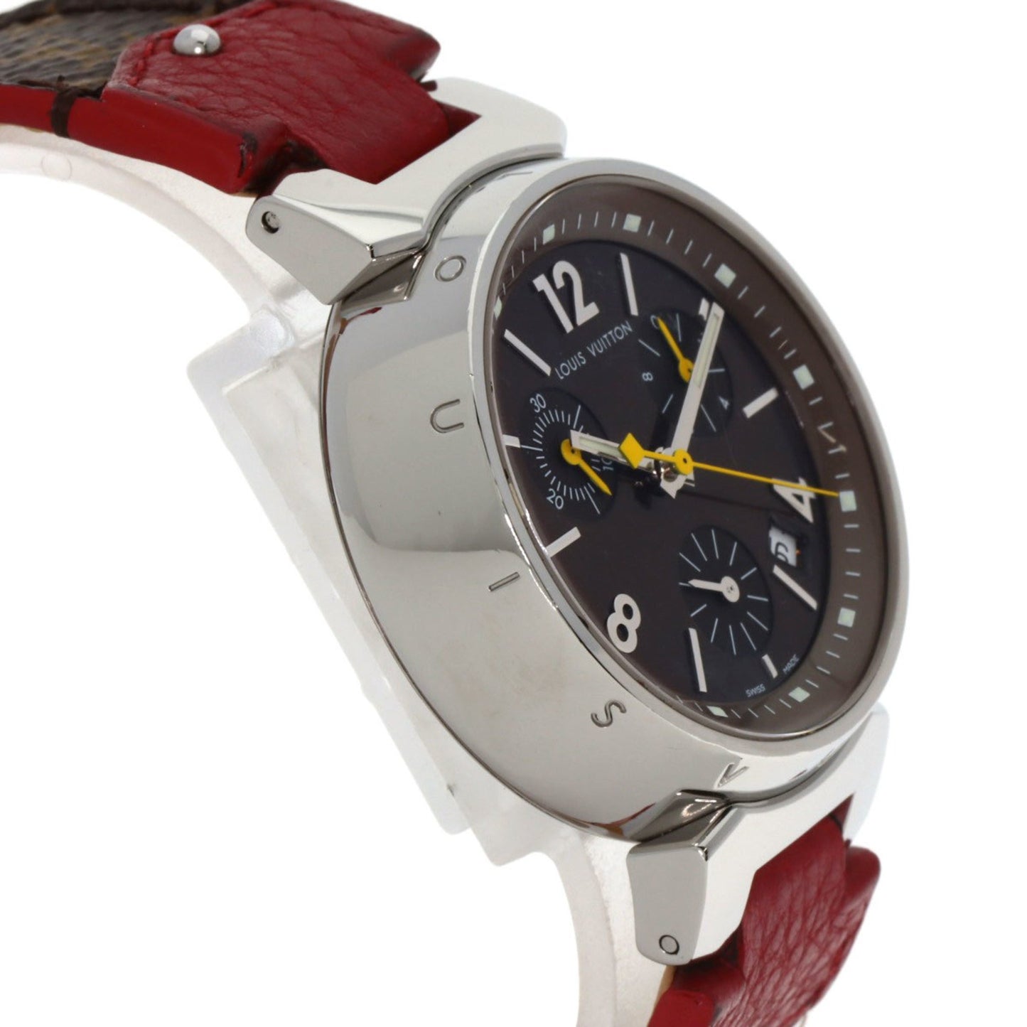 Louis Vuitton Q1321 Tambour Chronograph Watch