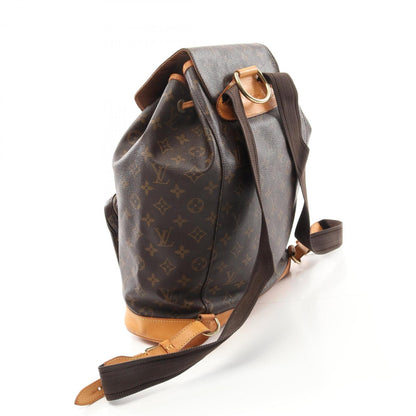 Louis Vuitton Montsouris Gm Backpack Coated Canvas Leather Monogram