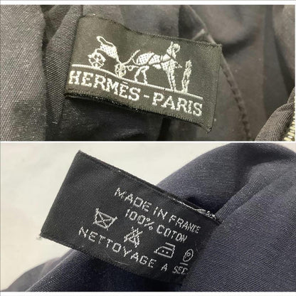 Hermes Herms Bolide Pouch Gm Black Canvas Kb-9530