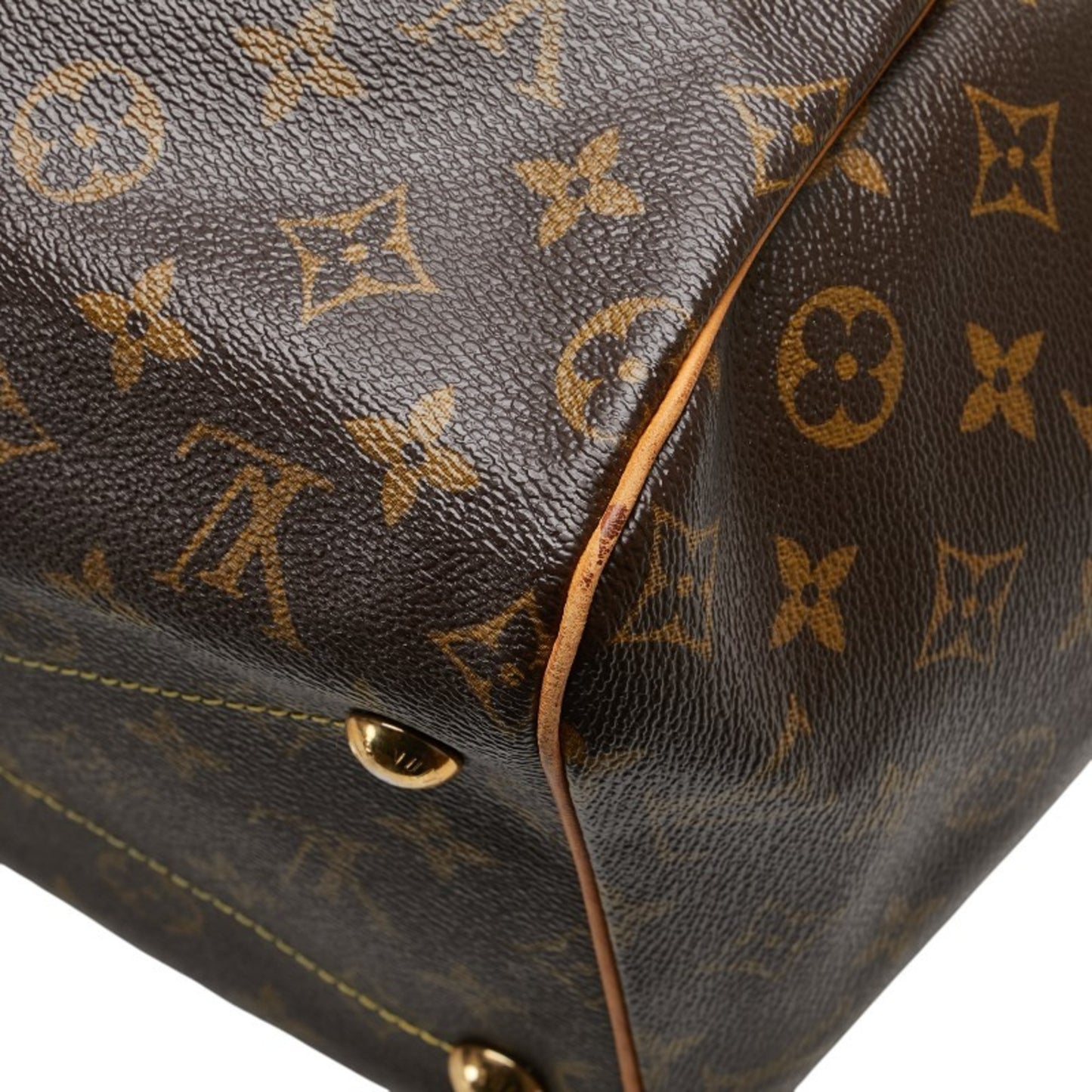 Louis Vuitton Monogram Tivoli Gm Handbag/Shoulder Bag M40144 Brown Leather