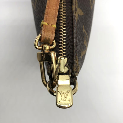 Louis Vuitton M51980 Pochette Accessoires Handbag Brown Monogram Canvas Leather