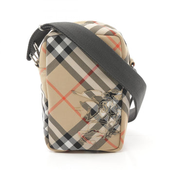 Burberry Check Phone Pouch Shoulder Bag Canvas