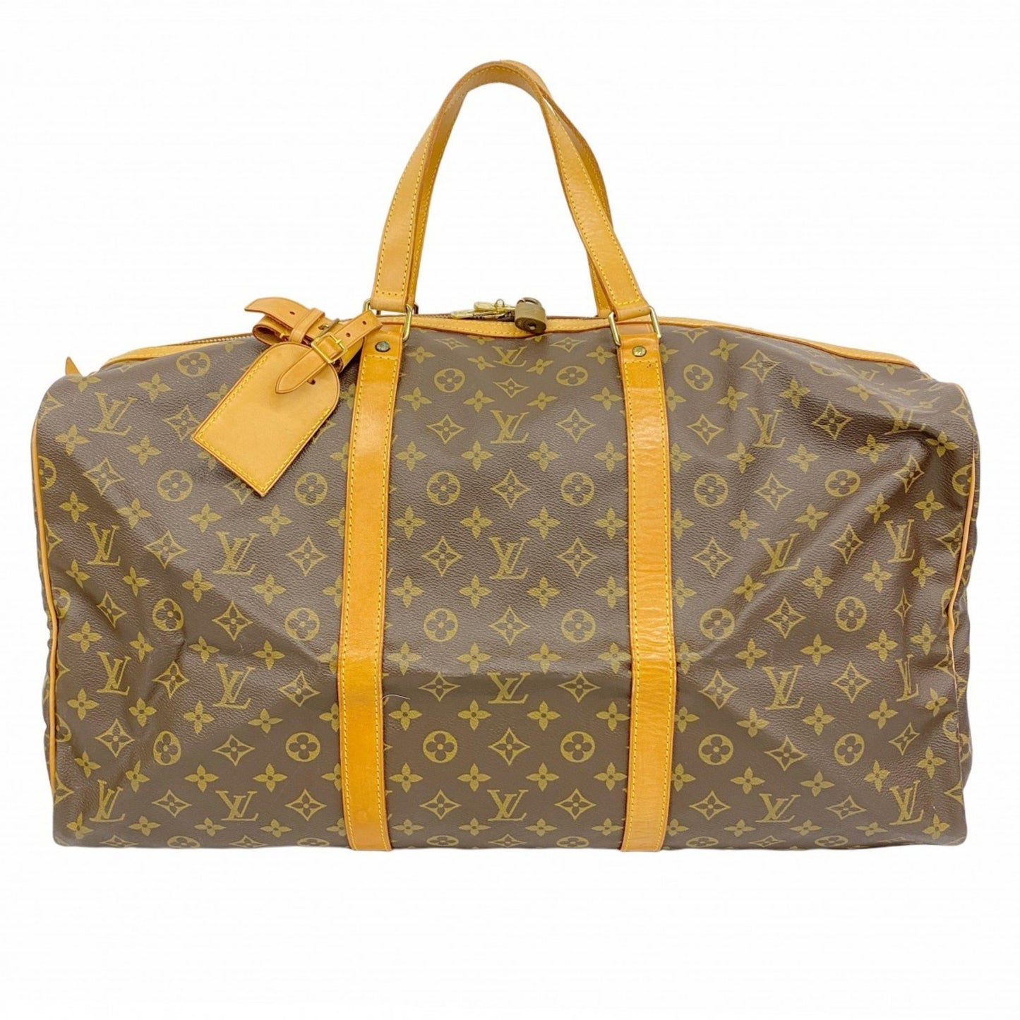 Louis Vuitton Monogram Sax Spool Boston Bag M41622 Brown