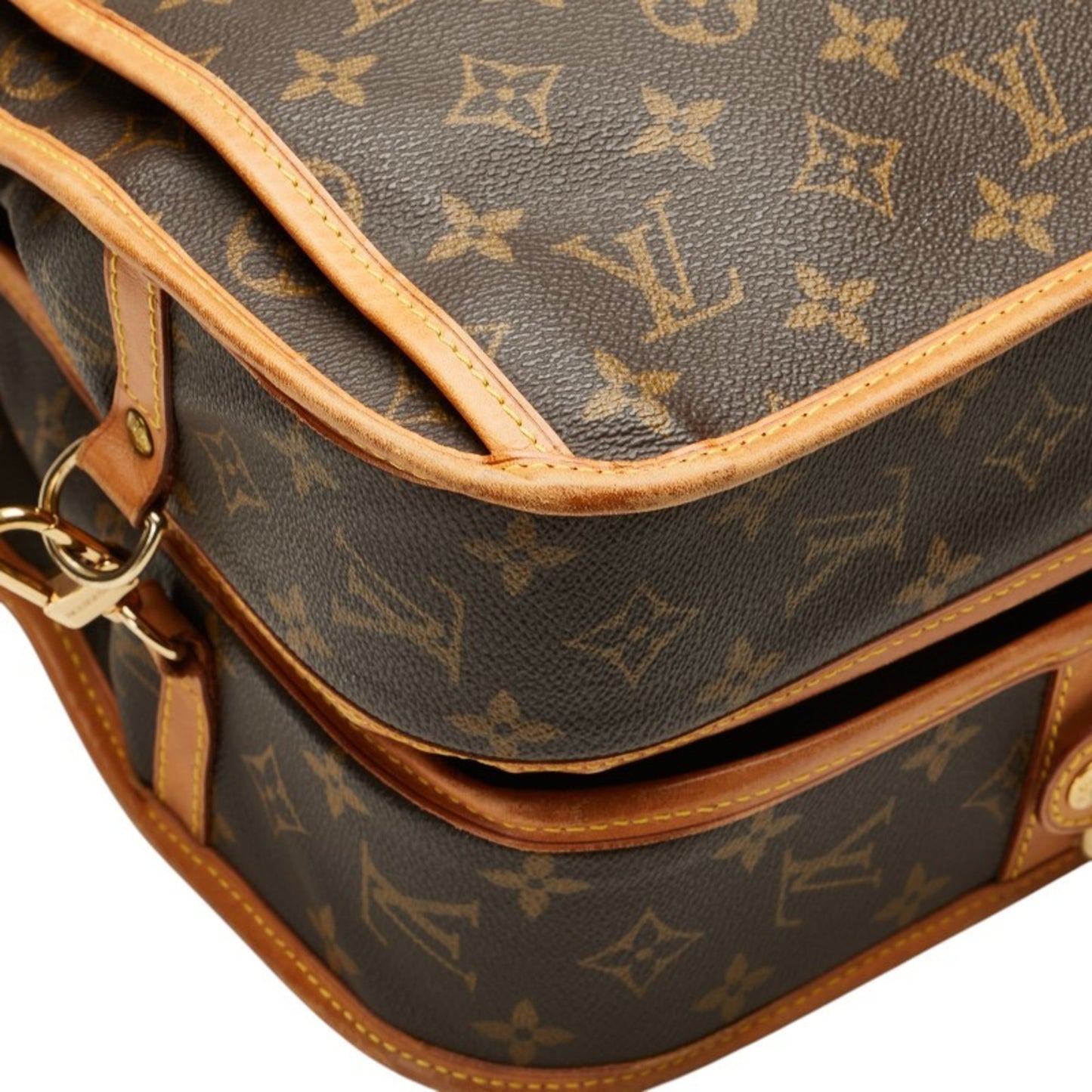 Louis Vuitton Monogram Portable Cabin Garment Case Shoulder Bag M23420 Brown Leather