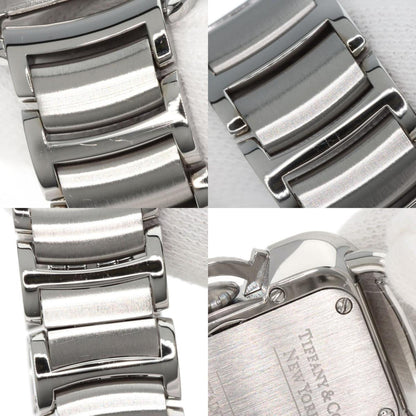 Tiffany 69546161 T Rectangle 375 Limited Edition Watch Stainless Steel Ss