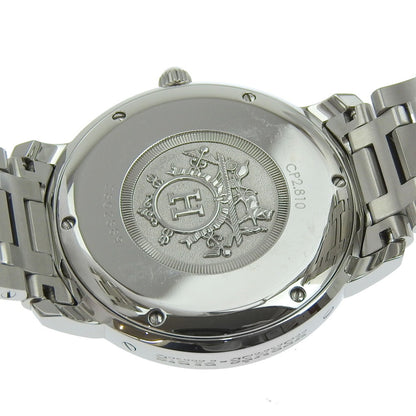 Hermes Hermes Clipper Watch Cp2.810 Stainless Steel Automatic Grey Dial