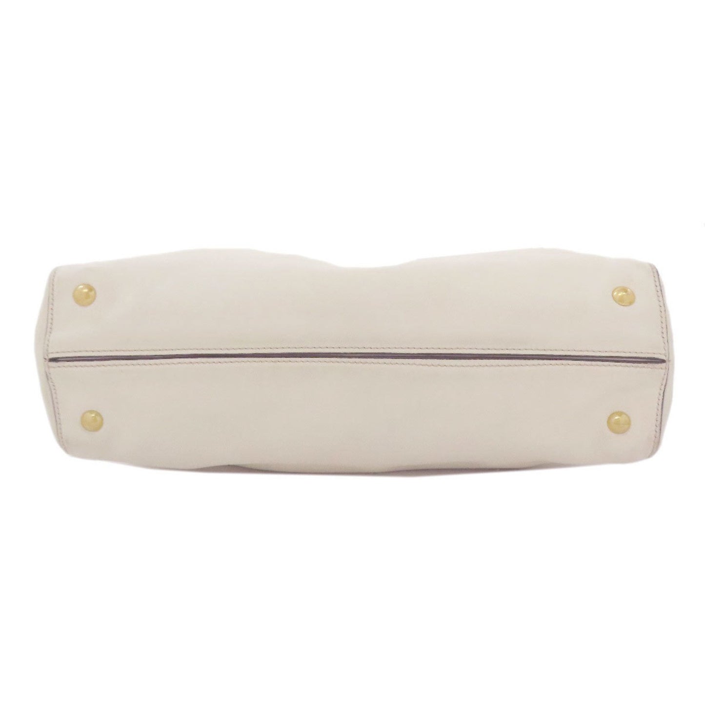 Miu Miu Miu Logo Tote Bag Leather