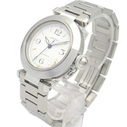 Cartier Pasha C Watch Stainless Steel Boys White W31015M7