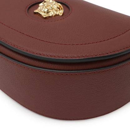 Versace Versace Medusa Flap Shoulder Bag Clutch Leather Burgundy
