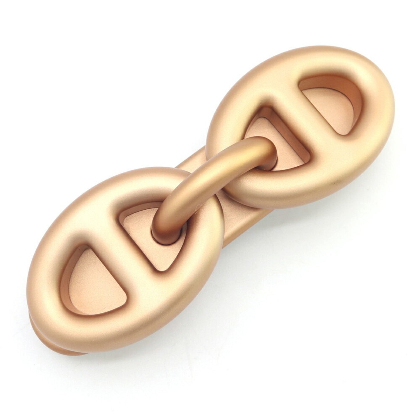 Hermes Herms Tori Maillon Gm Barrette H231034 Biscuit Metal Chaine D'Ancre Hair Clip