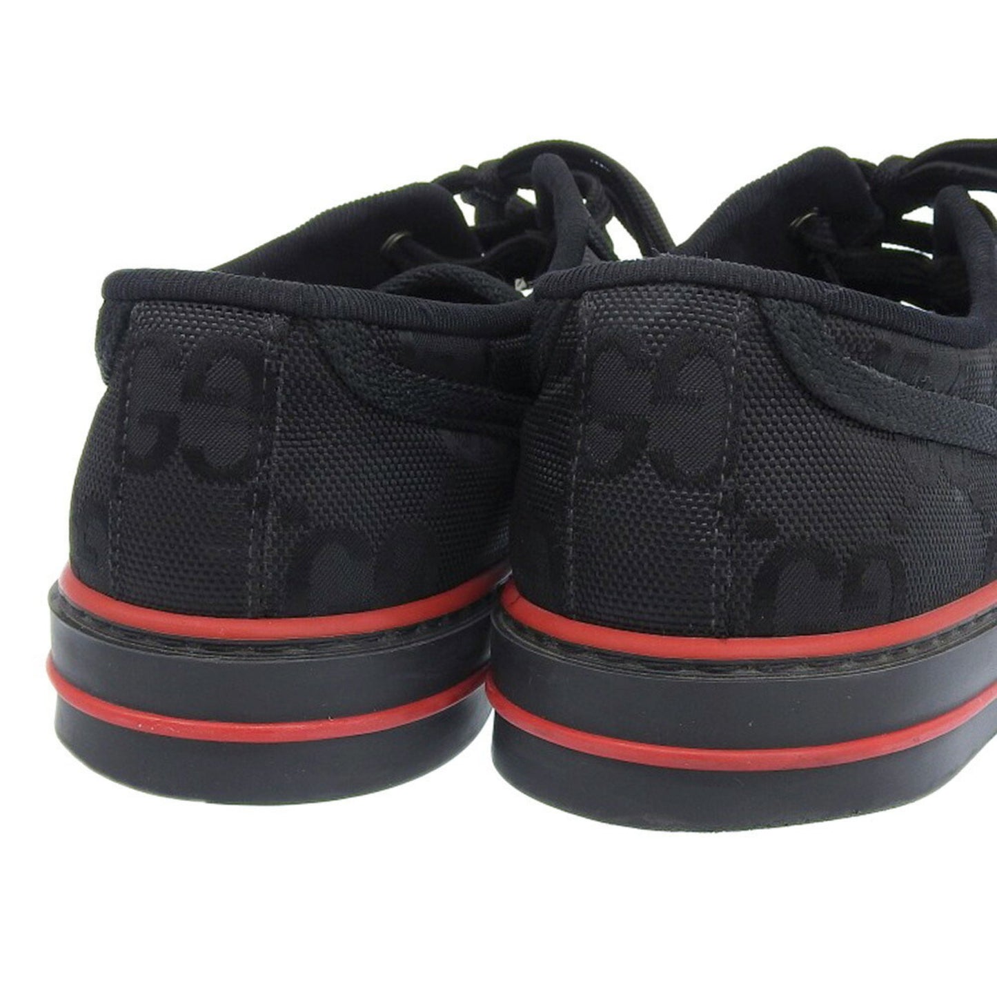 Gucci Shelly Line Gg Canvas Tennis 1977 Off The Grid Shoes Black 6 629242 H9H70 1072