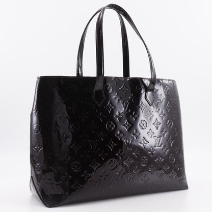 Louis Vuitton Wilscher Mm Tote Bag M91645 Monogram Vernis Amaranth 2010 Red Purple