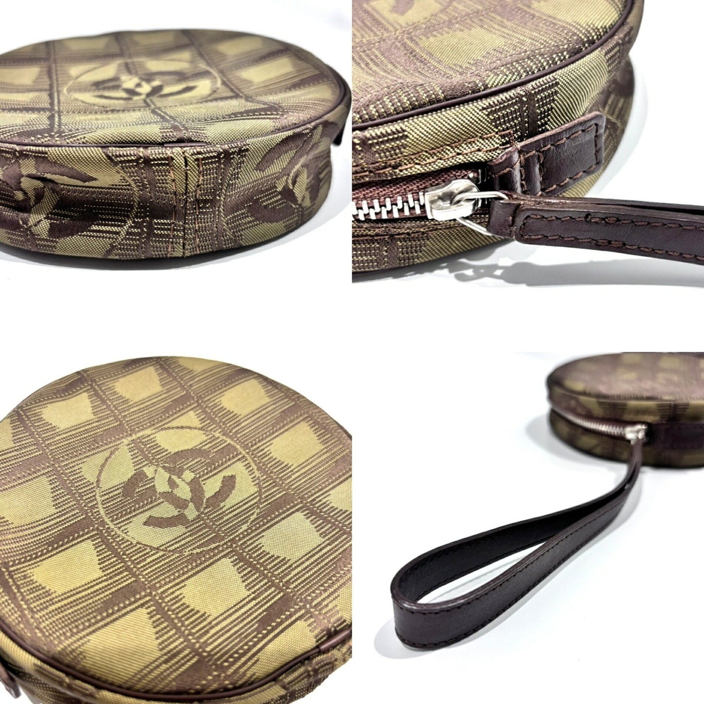 Chanel New Travel Line Hand Pouch A17682 Nylon 7 Series