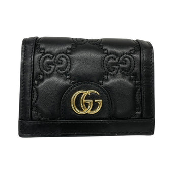 Gucci Gg Matelasse 723786 Bifold Leather Mini Wallet For Women