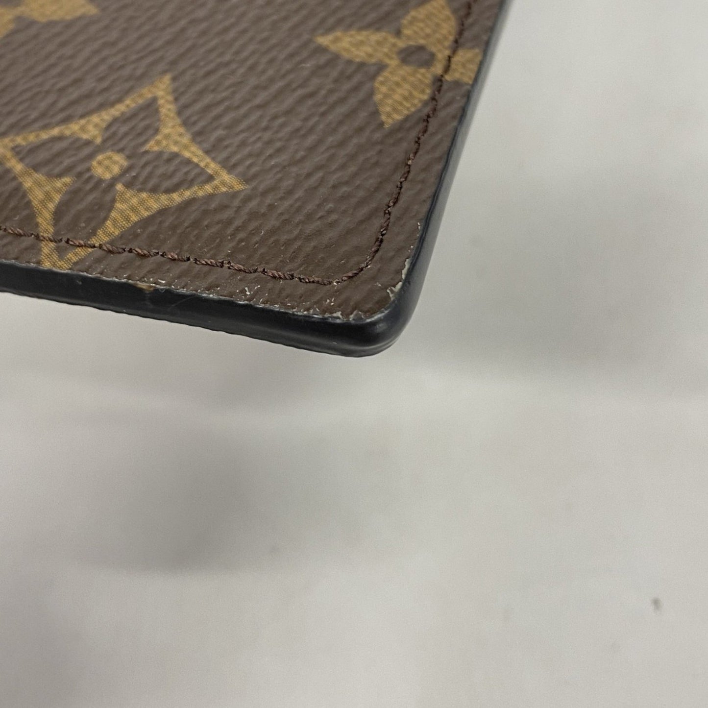 Louis Vuitton Monogram Porte Carte Card Case With Lv Charm