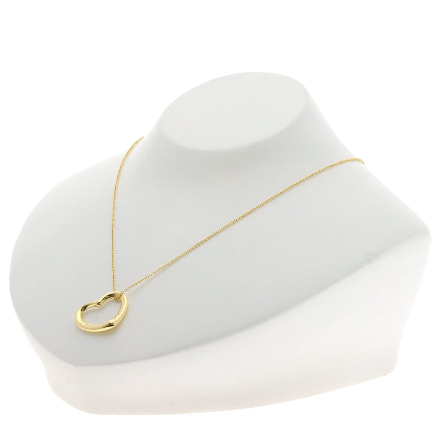 Tiffany & Co. Open Heart Necklace In 18K Yellow Gold