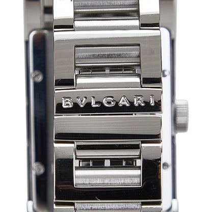 Bvlgari Rettangolo Watch Rt45S Automatic White Dial Stainless Steel