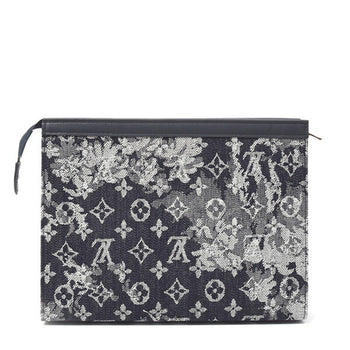 Louis Vuitton Men'S Monogram Tapestry Pochette Voyage Mm Clutch Bag