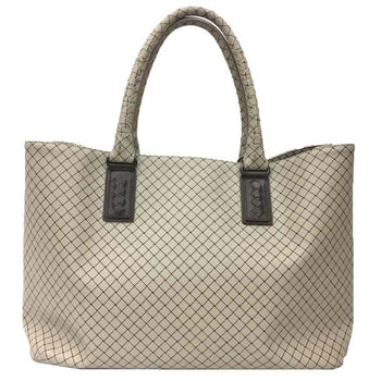 Bottega Veneta Marco Polo Tote Bag 222498 Light Gray/Brown