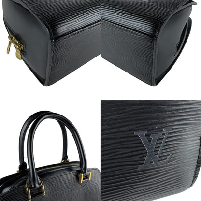Louis Vuitton Epi Pont Neuf Handbag In Black And Gold
