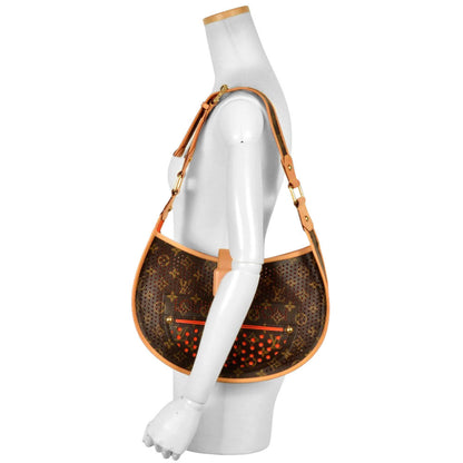 Louis Vuitton Louis Vuitton Perfor Demi Lune Shoulder Bag Monogram Canvas M95178 Mi0036 Orange