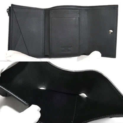 Louis Vuitton Victor Wallet Compact Tri-Fold Monogram Shadow Black M12635