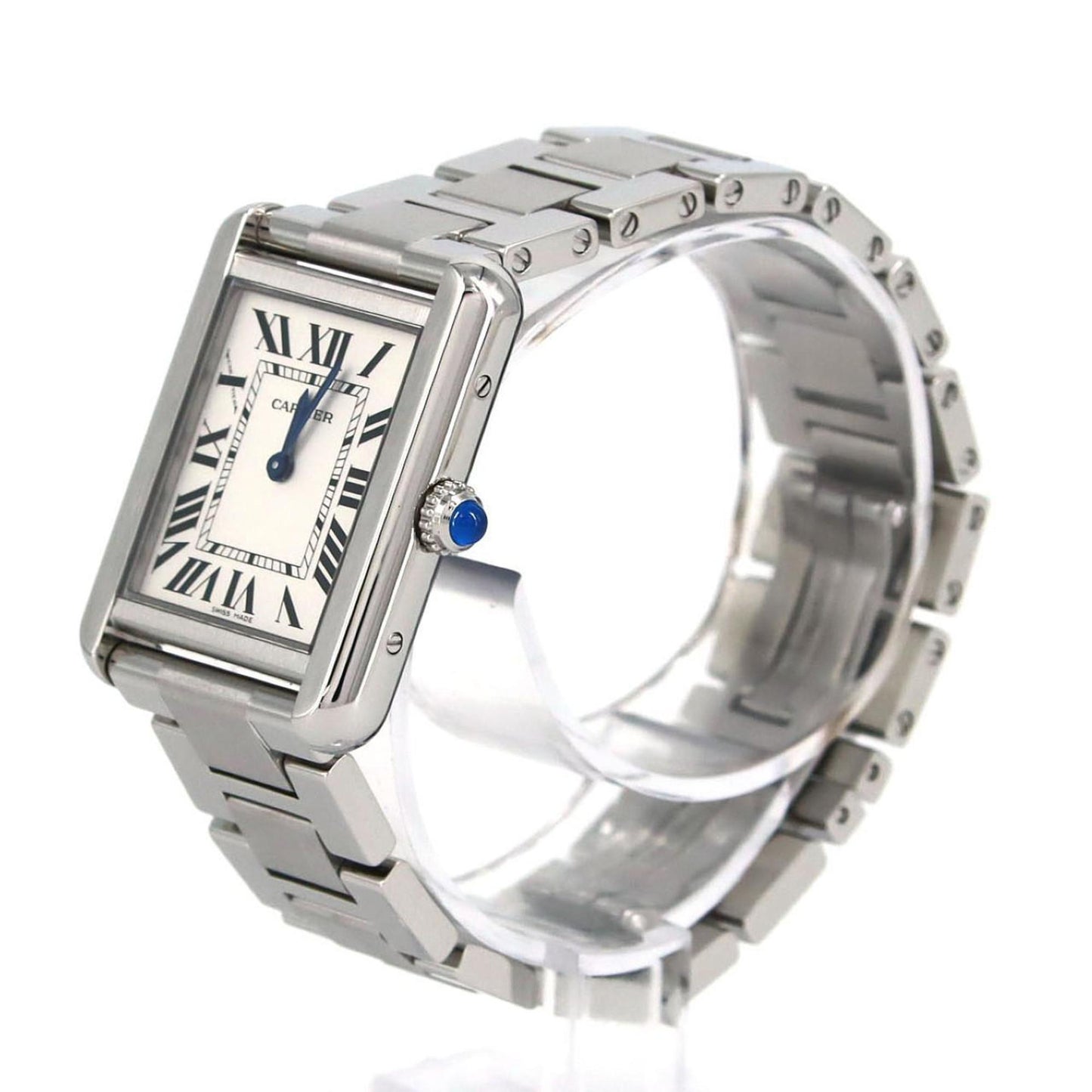 Cartier Tank Solo Sm W5200013 Stainless Steel Quartz Watch