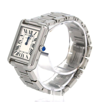 Cartier Tank Solo Sm W5200013 Stainless Steel Quartz Watch