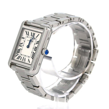 Cartier Tank Solo Sm W5200013 Stainless Steel Quartz Watch