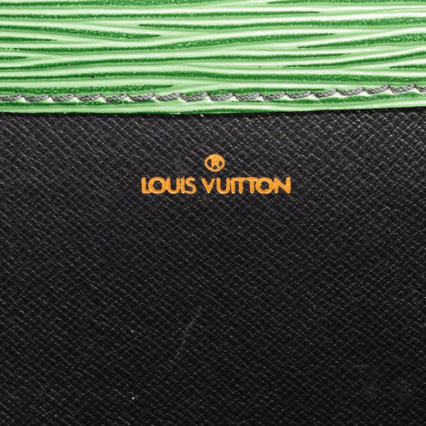 Louis Vuitton Porte-Document Senator Case Clutch Bag M54455 Epi Leather Green