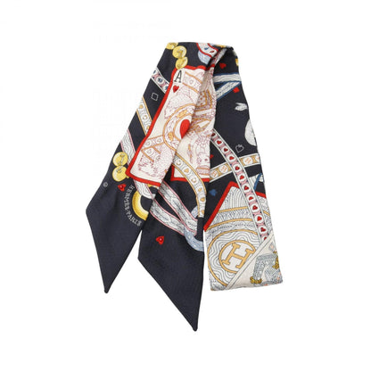 Hermes Herms Twilly Dame De Coeur Silk Scarf For Women