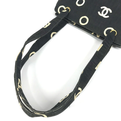 Chanel Chanel Logo All-Over Print Tote Bag