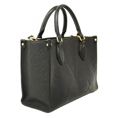 Louis Vuitton Monogram Empreinte On-The-Go Pm Handbag M45653 Noir 2-Way Bag