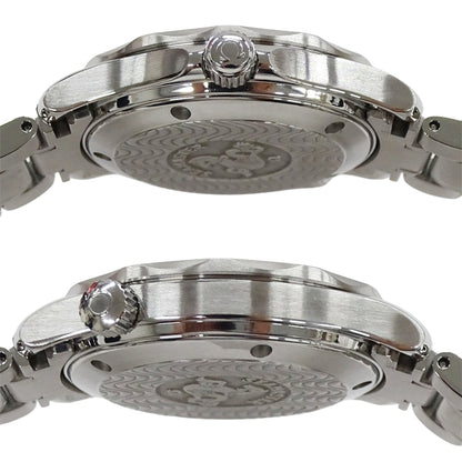 Omega Seamaster 2263.80 Wristwatch Boys Brand 300M Date Quartz Qz Stainless Steel Ss Silver Blue