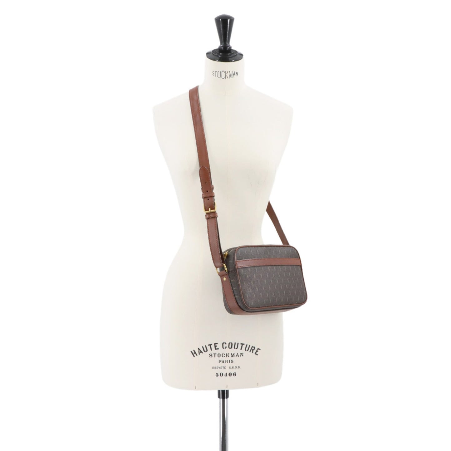 Saint Laurent Le Monogram Camera Shoulder Bag In Brown Leather
