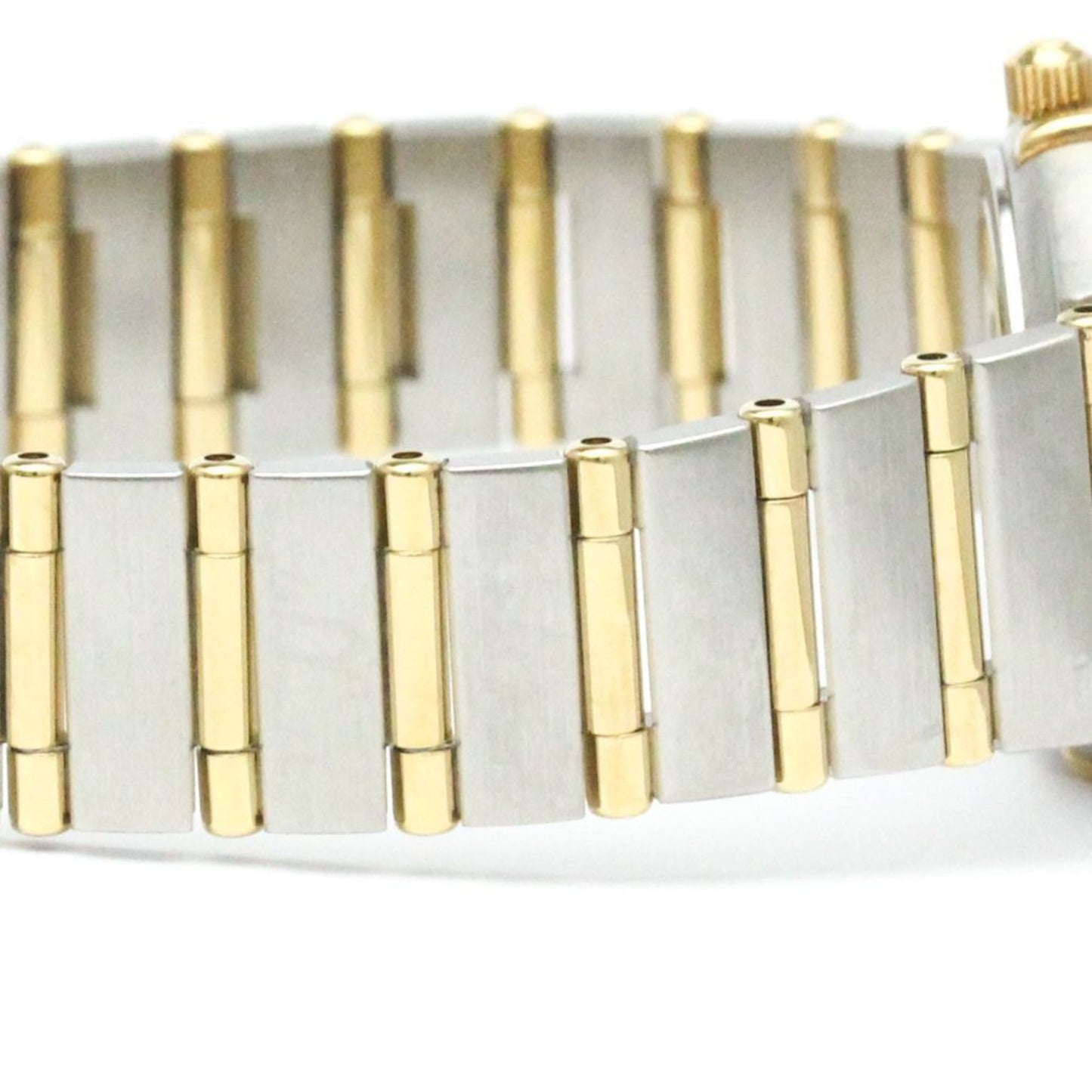 Omega Constellation Diamond 18K Gold Steel Watch