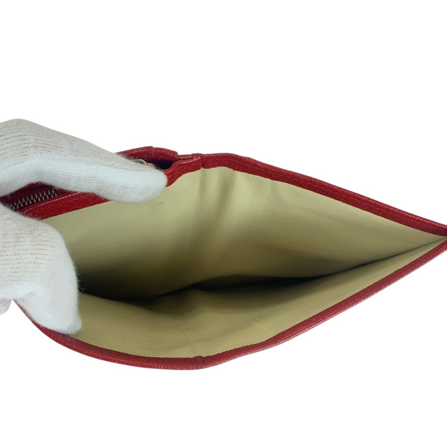 Bvlgari Colore Red Leather Long Wallet With Silver Hardware