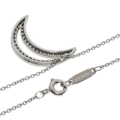 Tiffany Moon Diamond Necklace In Platinum Pt950