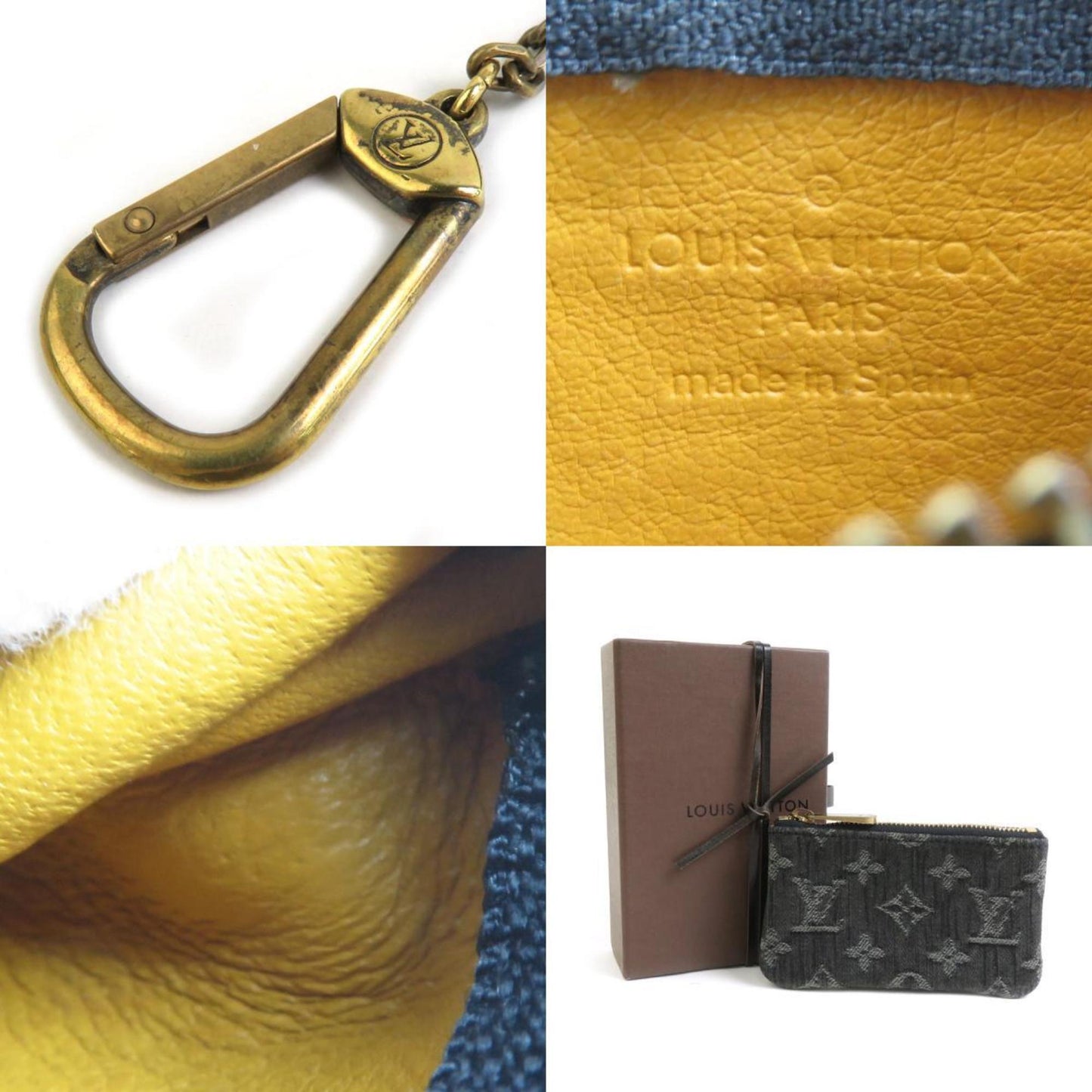 Louis Vuitton Monogram Denim Pochette Cl In Noir