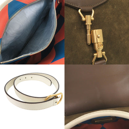 Like New Gucci Vault Vintage Jackie Suede Leather Brown