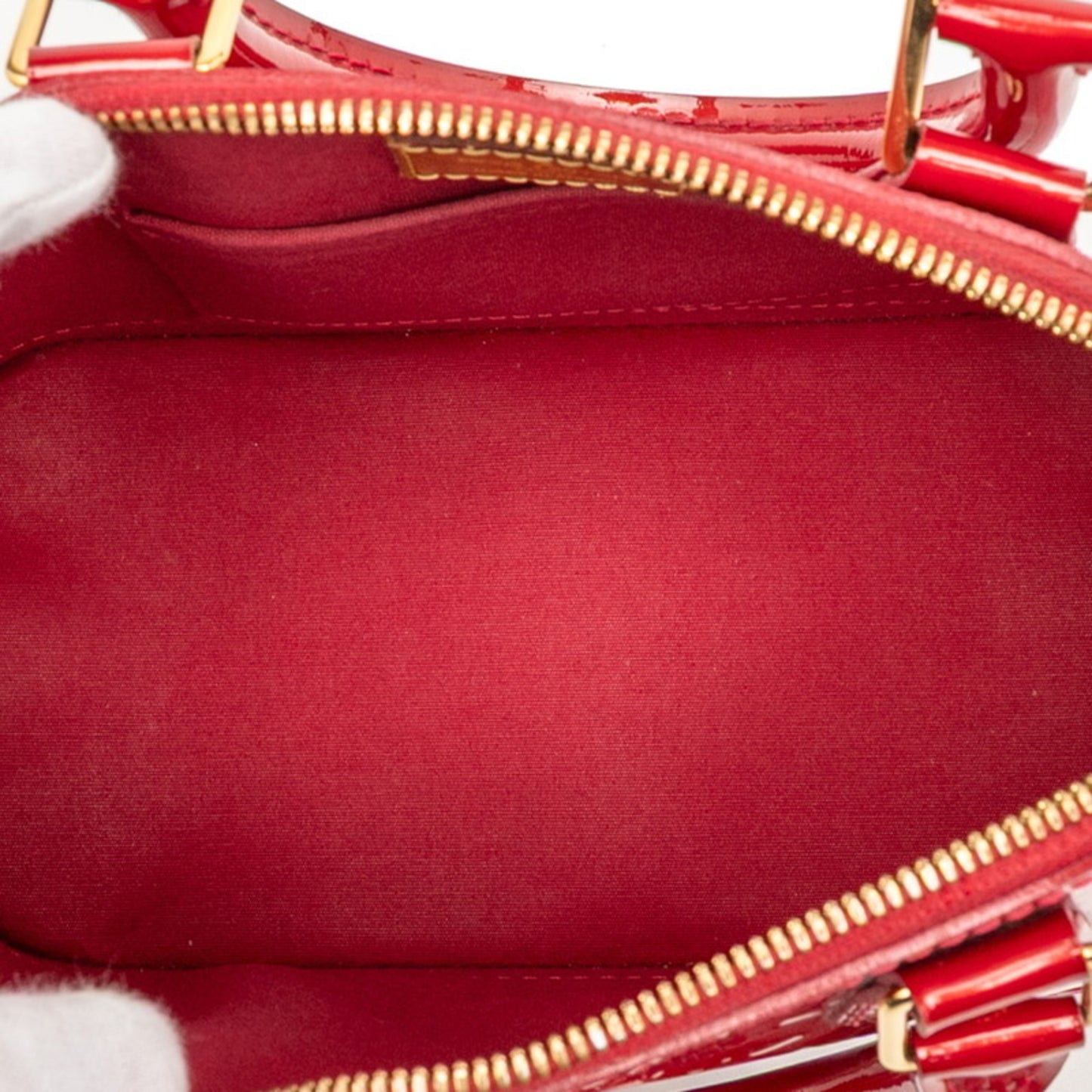 Louis Vuitton Monogram Vernis Alma Bb Handbag/Shoulder Bag