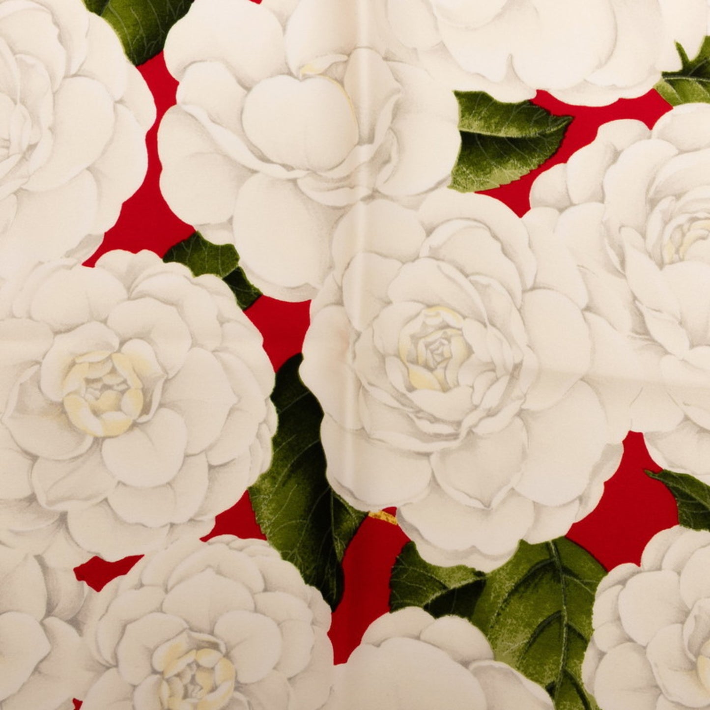 Chanel Camellia Motif Scarf