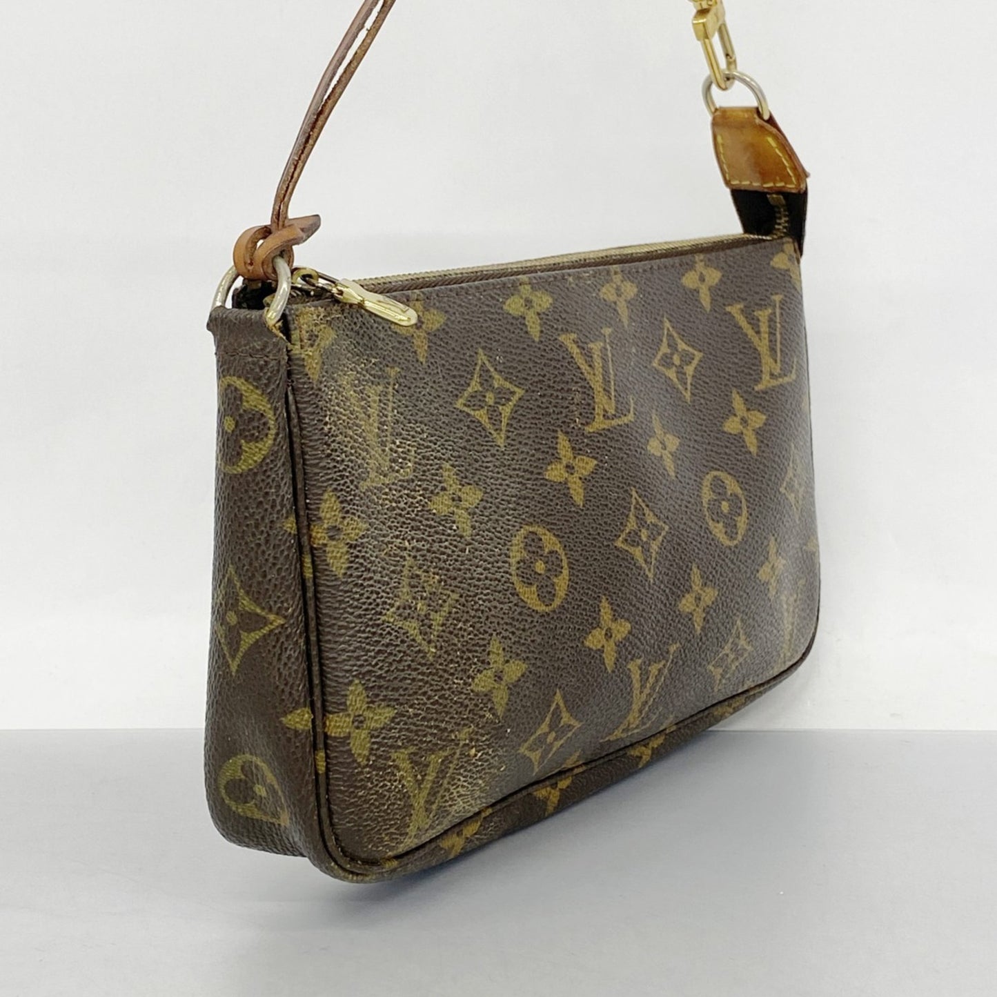 Louis Vuitton Monogram Pochette Accessoires M51980 Brown
